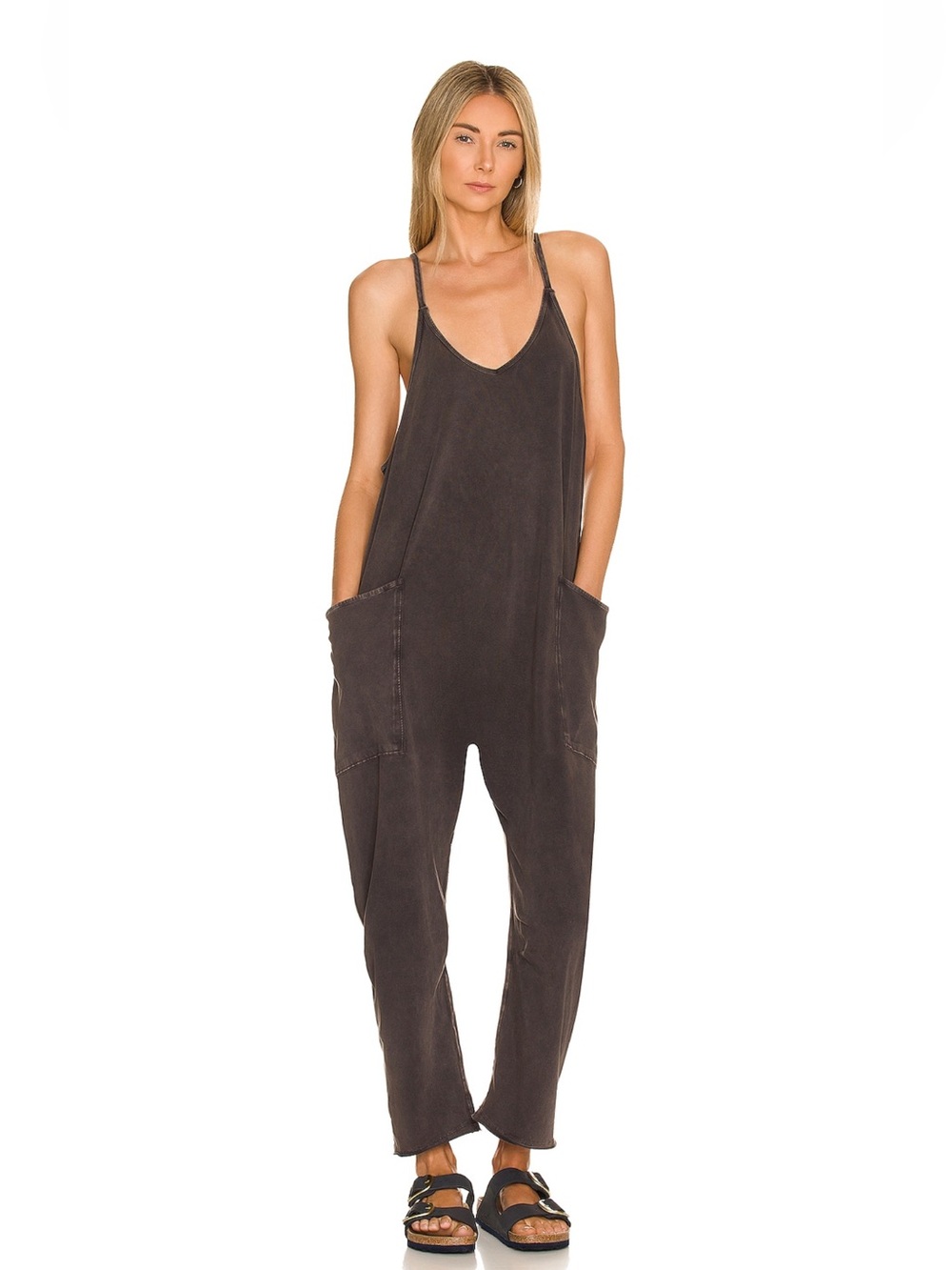 FP Movement Hot Shot Onesie in Washed Black